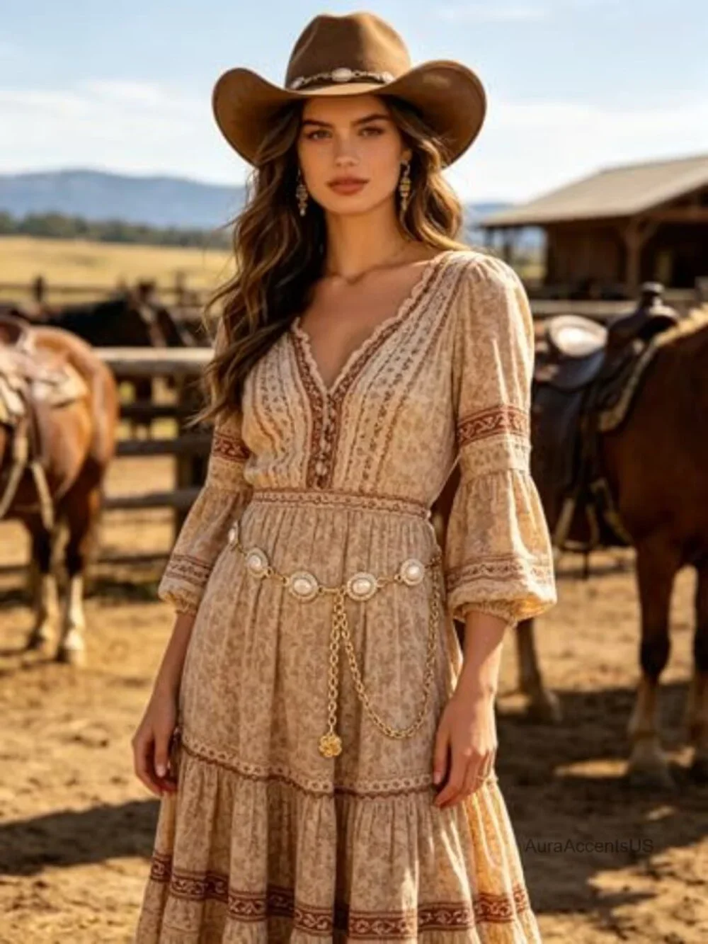 Metal Waist Chain Belt for Women - Pearls Rhinestone Gold Silver Belt for